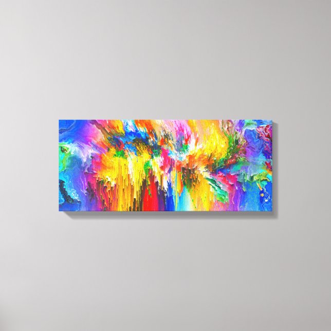 Candy Waters Autism Artist Canvas Print (Front)