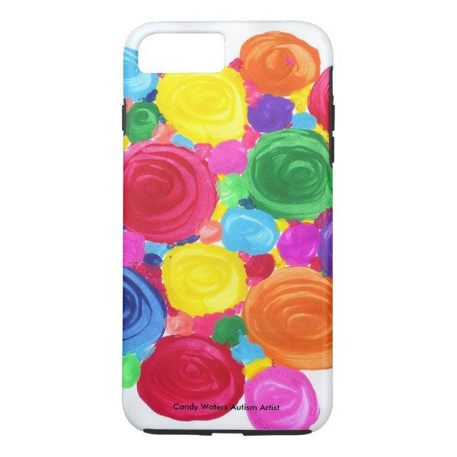 Candy Waters Autism Artist Case-Mate iPhone Case (Back)