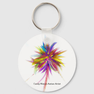 Candy Waters Autism Artist Key Ring