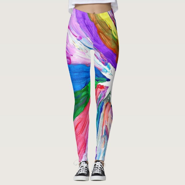 Candy Waters Autism Artist Leggings (Front)