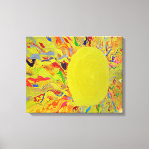 Candy Waters Autism Artist Painting on Canvas Print