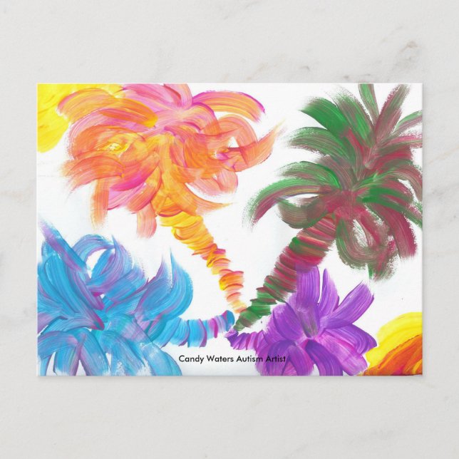 Candy Waters Autism Artist Postcard (Front)
