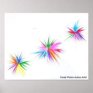 Candy Waters Autism Artist Poster