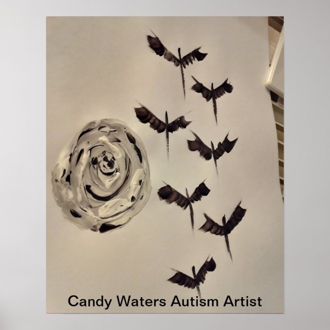 Candy Waters Autism Artist Poster (Front)