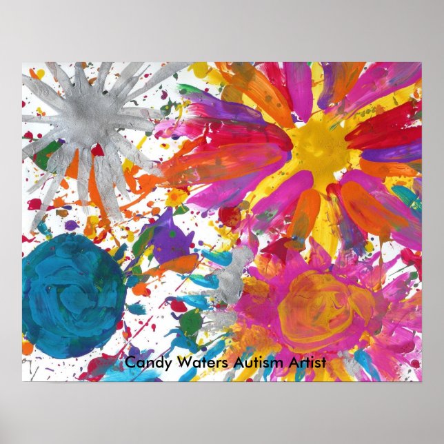 Candy Waters Autism Artist Poster (Front)