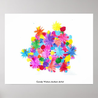 Candy Waters Autism Artist Poster