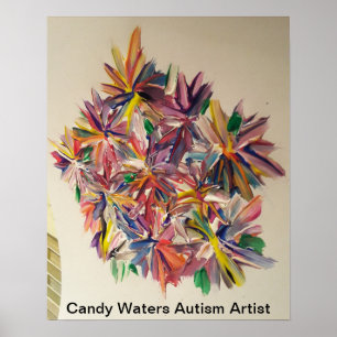 Candy Waters Autism Artist Poster