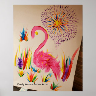Candy Waters Autism Artist Poster