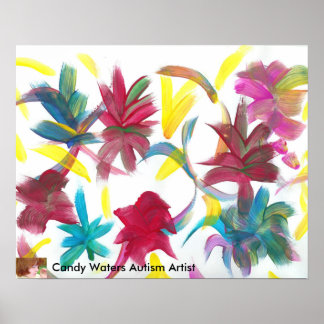 Candy Waters Autism Artist Poster
