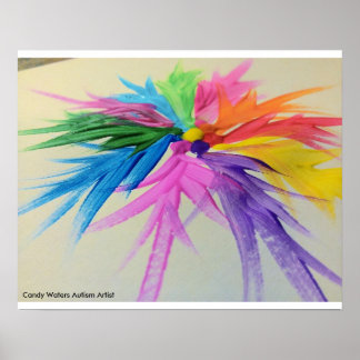 Candy Waters Autism Artist Poster