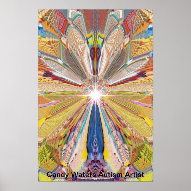 Candy Waters Autism Artist Poster (Front)