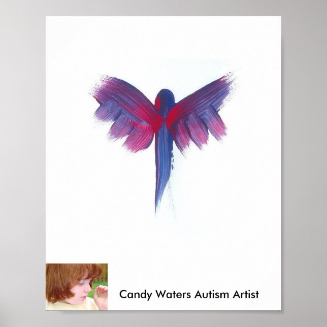 Candy Waters Autism Artist Poster (Front)
