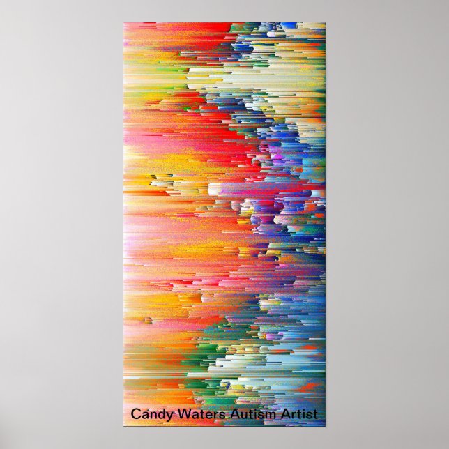 Candy Waters Autism Artist Poster (Front)
