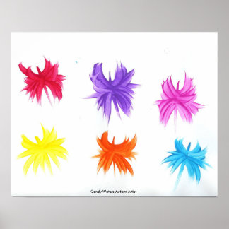 Candy Waters Autism Artist Poster