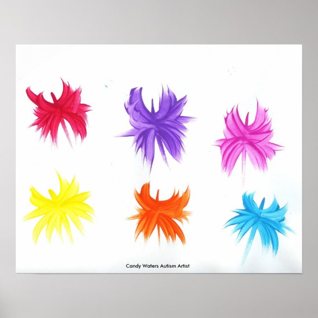 Candy Waters Autism Artist Poster (Front)