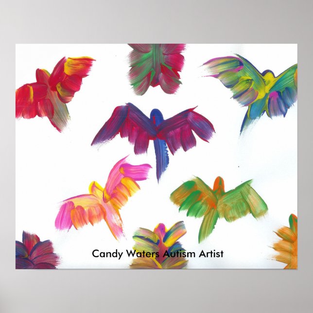 Candy Waters Autism Artist Poster (Front)