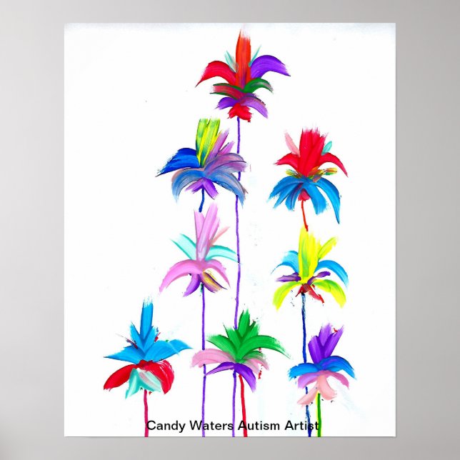 Candy Waters Autism Artist Poster (Front)