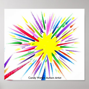 Candy Waters Autism Artist Poster