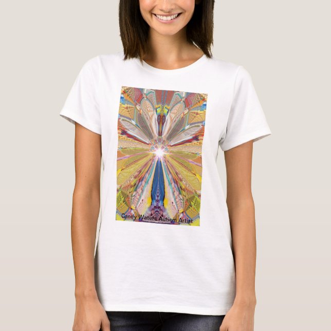 Candy Waters Autism Artist T-Shirt (Front)