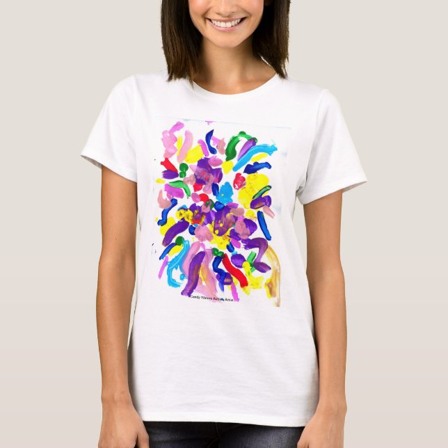 Candy Waters Autism Artist T-Shirt (Front)