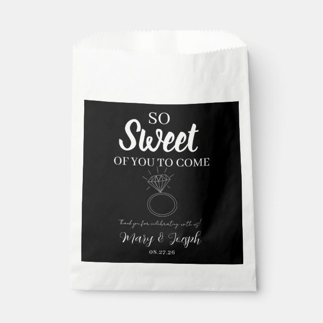Candy Wedding Favour Bag (Front)