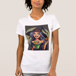 Candy Witch – Sweet and Spooky Halloween Magic T-Shirt
