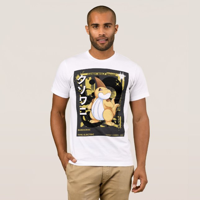Candy Wolf Smash | Banzacroc T-Shirt (Front Full)