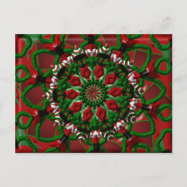 Candy Wreath Postcard (Front)