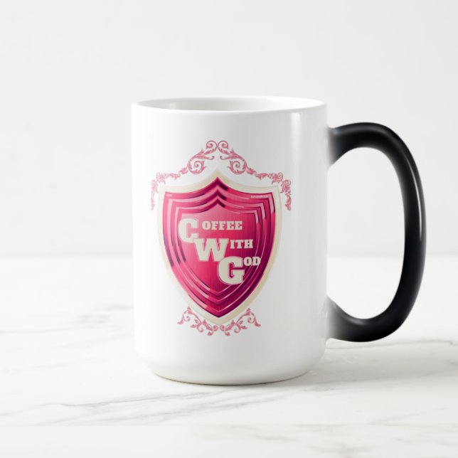 CandyAppple  Coffee with God Design Morph Mug (Right)