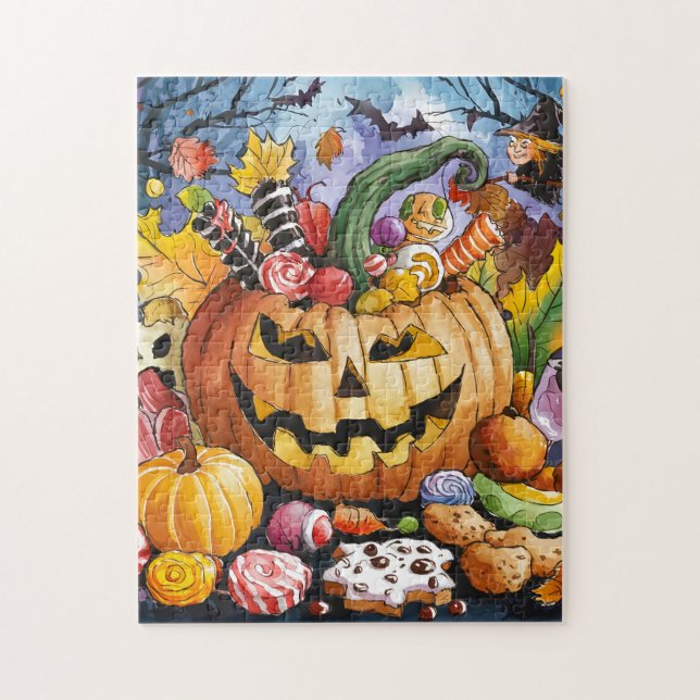 Candycore pumpkin!  jigsaw puzzle (Vertical)
