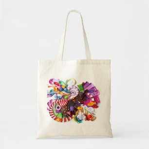 CandyCrush inspired tote bag