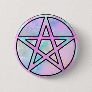 Candygram Pastel Pentagram 6 Cm Round Badge