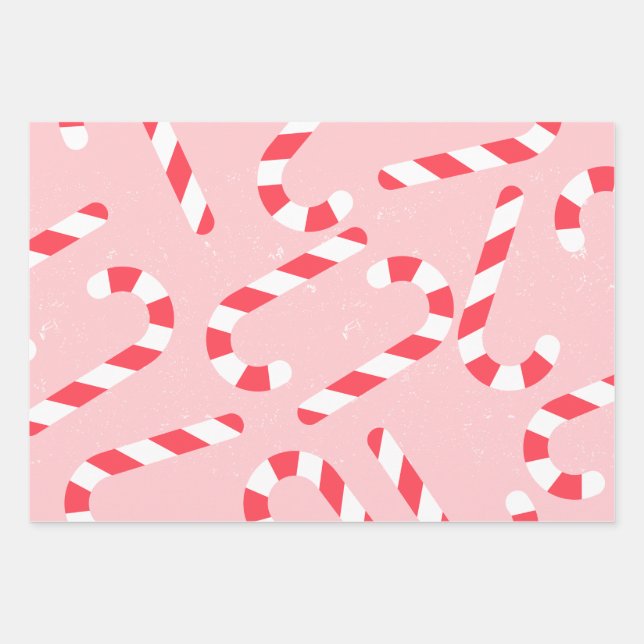 Candyland Colourful Pattern Wrapping Paper Sheet (Front)