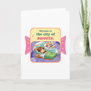 Candyland Dreams Welcome to the City of Sweets Card