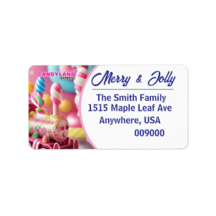 Candyland Express - Return Address Label