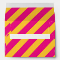 Candyland Pink & Yellow Lollipop Party Envelopes