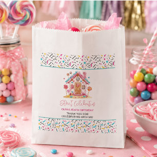 Candyland Sweet Celebration Kids Birthday Party Favour Bags