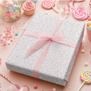Candyland Sweet Celebration Kids Birthday Party Wrapping Paper