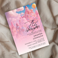 Candyland World Babyshower  Invitation