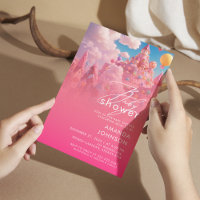 Candyland World Babyshower Invitation