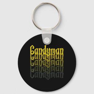 Candyman Backwards Mirror Halloween Custome Funny Key Ring