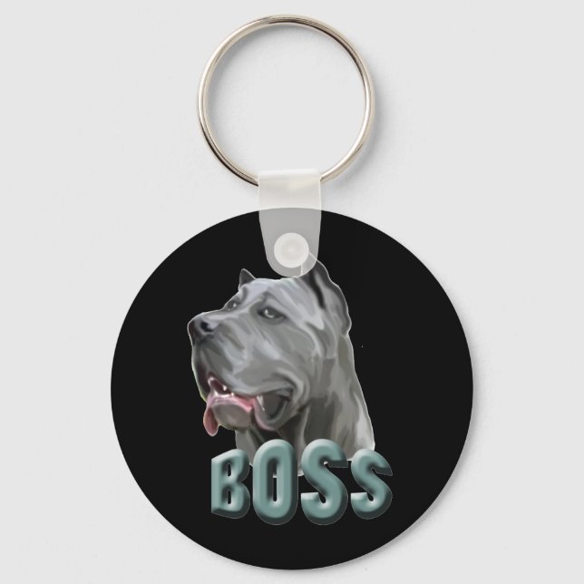 CANE CORSO BOSS KEY RING (Front)