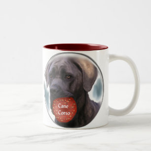 Cane Corso Christmas Gifts Two-Tone Coffee Mug