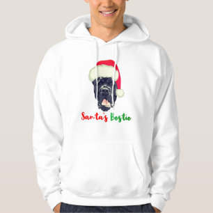 Cane Corso Christmas Santa's Bestie Family Pajama Hoodie