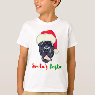 Cane Corso Christmas Santa's Bestie Family Pajama T-Shirt