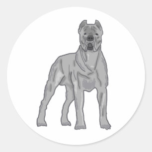 Cane Corso Classic Round Sticker