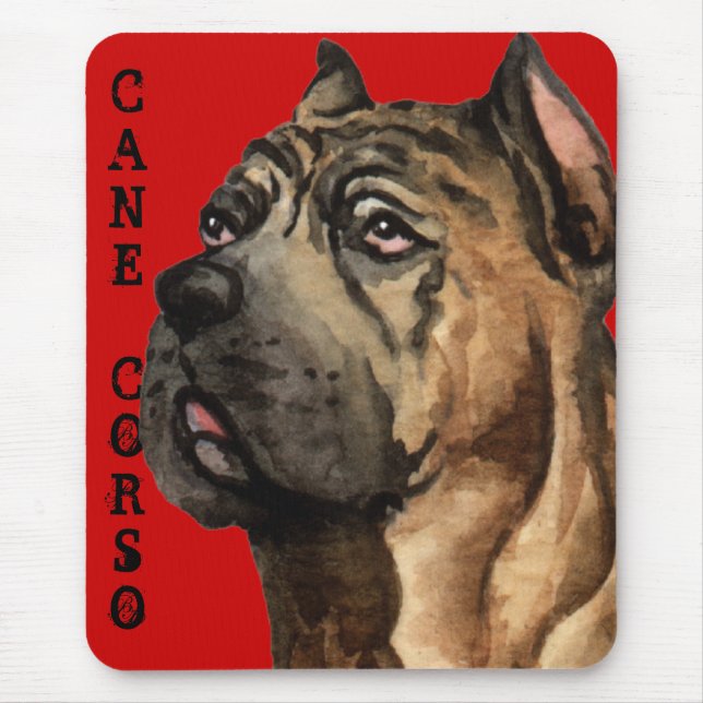 Cane Corso Colour Block Mouse Pad (Front)