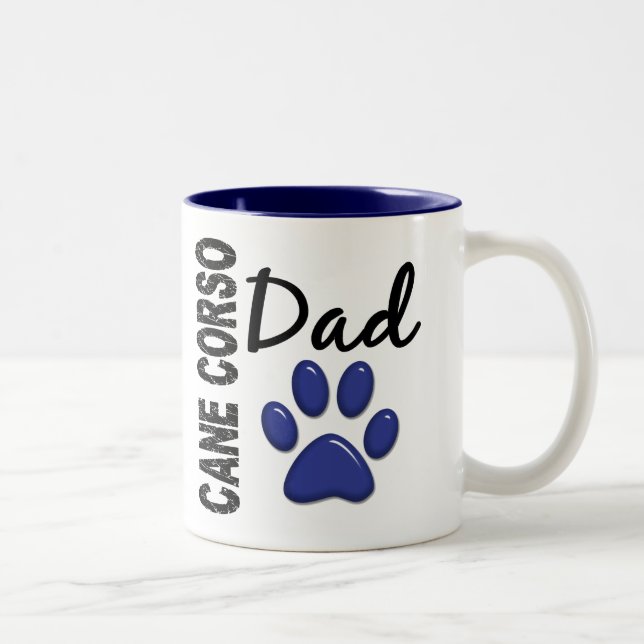 Cane Corso Dad 2 Two-Tone Coffee Mug (Right)