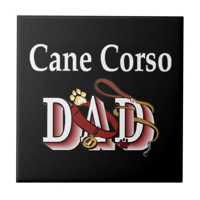 Cane Corso Dad Tile (Front)