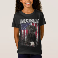 Cane Corso Dad With Proud American Flag Dog Lover